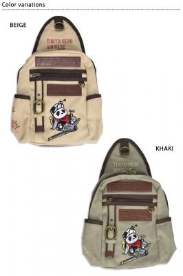 熊猫謹製ミリタリーボディバッグ◆PANDIESTA JAPAN
