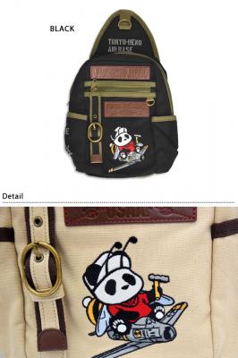 熊猫謹製ミリタリーボディバッグ◆PANDIESTA JAPAN