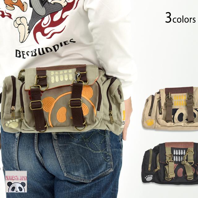 熊猫謹製ウエストバッグ PANDIESTA JAPAN 595901 パンディエスタ