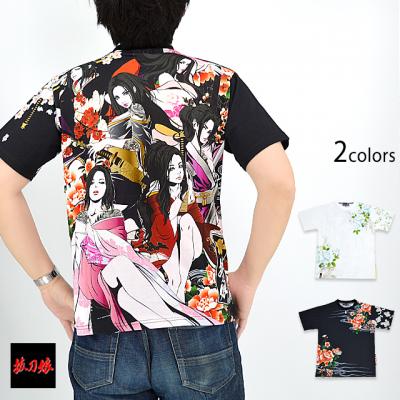 抜刀娘 六人衆半袖Tシャツ◆抜刀娘