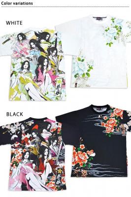 抜刀娘 六人衆半袖Tシャツ◆抜刀娘