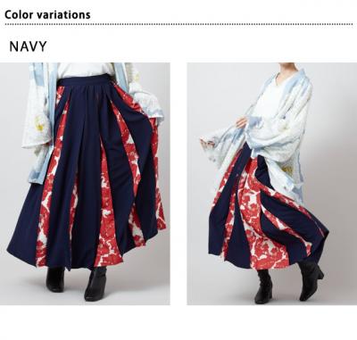 四季の春風八掛スカート◆カヤ/レディース