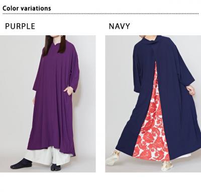 四季の春風八掛新ワンピース◆カヤ/レディース