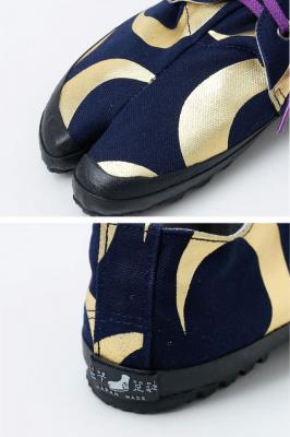 金の月夜 紐地下足袋◆カヤ