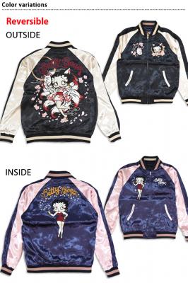 BETTY×ネバーマインド リバーシブルスカジャン◆NEVER MIND