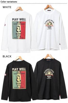 ボードライダー蛙長袖Tシャツ◆参丸一