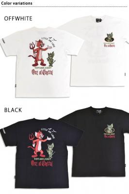 TOM&JERRY×ネバーマインド 天竺半袖Tシャツ◆NEVER MIND