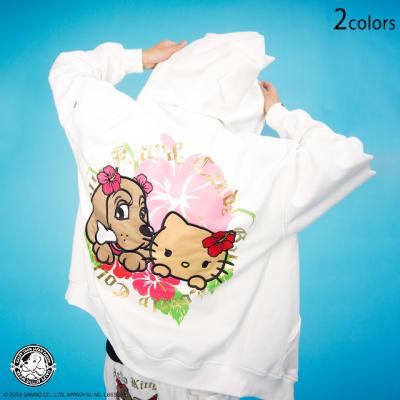 CANDY GALFY × HELLO KITTYコラボ ロコギャル双子パーカー◆GALFY