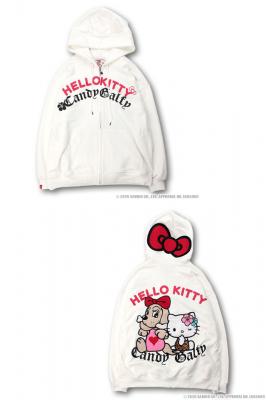 CANDY GALFY × HELLO KITTYコラボ 仲子パーカー◆GALFY