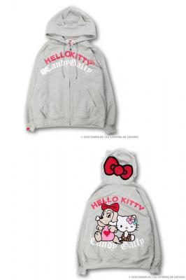 CANDY GALFY × HELLO KITTYコラボ 仲子パーカー◆GALFY