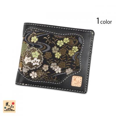 ハーフウォレット「流水雪輪」【WV-10K】◆花山