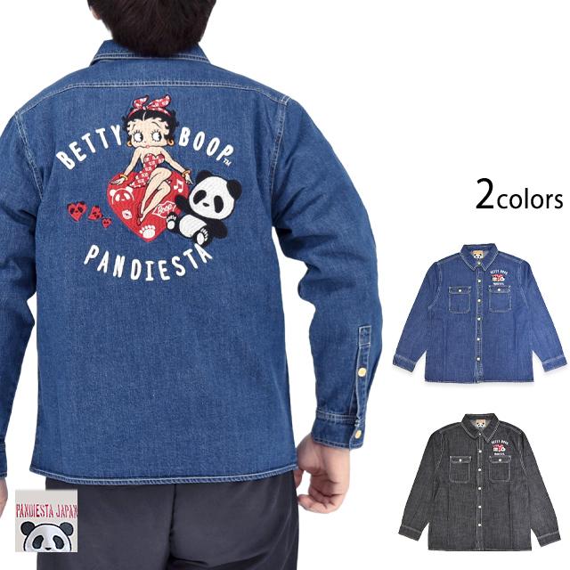 パンディエスタ×ベティブープ ハートBETTY デニムシャツ PANDIESTA