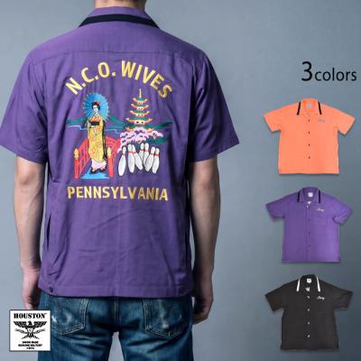 ボウリングシャツ「舞妓」◆HOUSTON