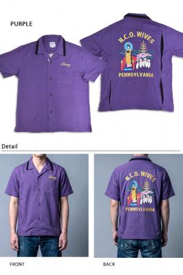 ボウリングシャツ「舞妓」◆HOUSTON