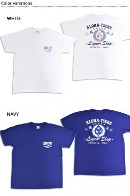 半袖Tシャツ「ALOHA-TSURU」◆SUN SURF
