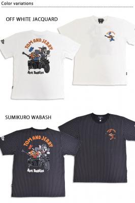 TOM&JERRY×ネバーマインド 天竺半袖Tシャツ◆NEVER MIND