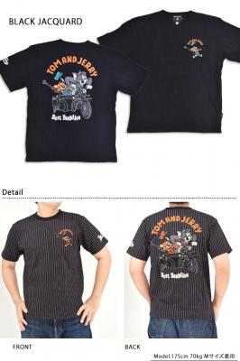 TOM&JERRY×ネバーマインド 天竺半袖Tシャツ◆NEVER MIND