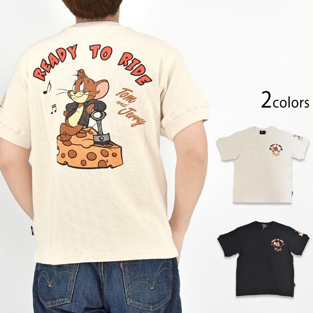 TOM＆JERRY×ネバーマインド サーマル半袖Tシャツ NEVER MIND TJN-2611