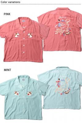 半袖スカシャツ「JAPAN」◆HOUSTON/レディース