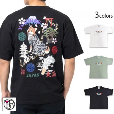柴犬JAPAN半袖Tシャツ◆YOIDORE