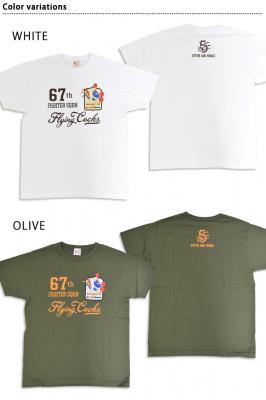 半袖Tシャツ「67th FIGHTER SQDN」◆BUZZ RICKSON'S