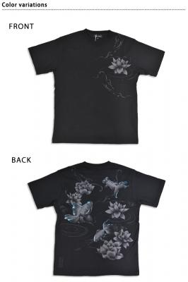漆 金魚半袖Tシャツ◆絡繰魂
