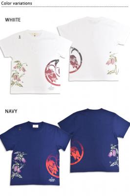 ホタルブクロ半袖Tシャツ◆喜人