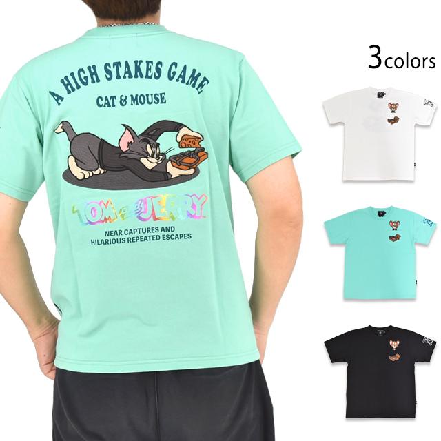 PEANUTS Mint Chocolate Lover Tシャツ M TOM＆JERRY×ネバーマインド 天竺半袖Tシャツ NEVER MIND TJN-2612 トム