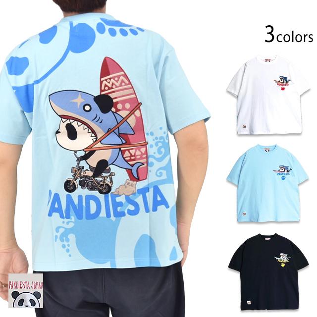 サーフライドシャーク半袖Tシャツ PANDIESTA JAPAN 526211 パンディ