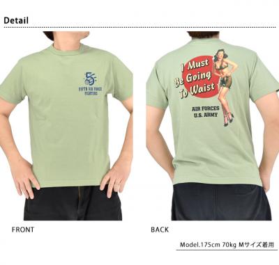 ����T�V���c�uI MUST BE GOING TO WAIST�v��BUZZ RICKSON'S