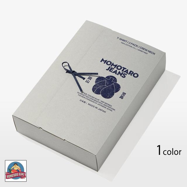2-PACKラウンドボディ半袖Tシャツ 桃太郎ジーンズ MMTS6031 MOMOTARO