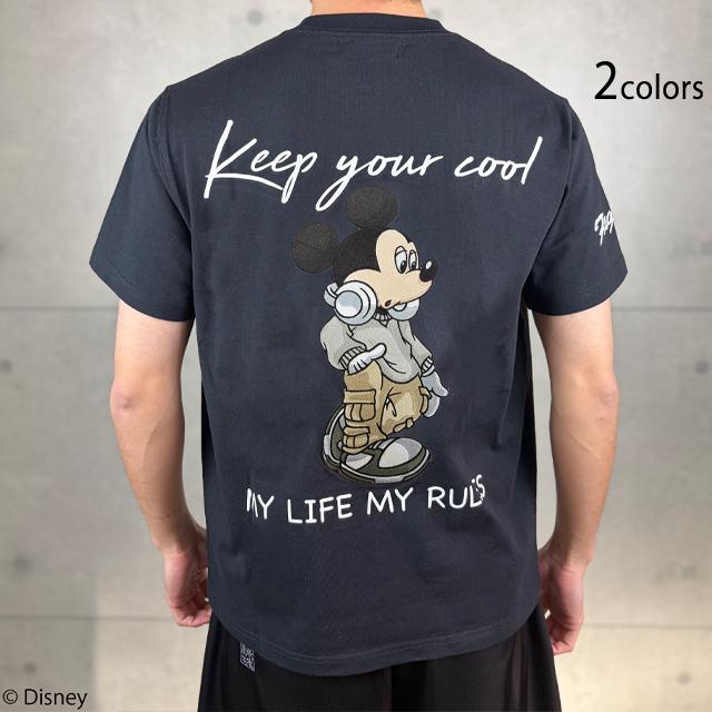 フラッグスタッフ×ミッキー ミッキー半袖Tシャツ◇Flagstaff｜半袖