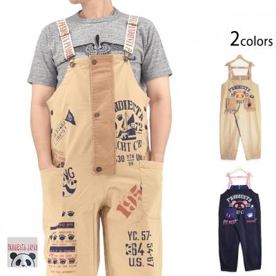 パンダヨットクラブ ツイル切替サロペット◆PANDIESTA JAPAN