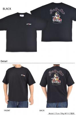 バイクBETTY コットン天竺半袖Tシャツ◆サクラスタイルセレクション