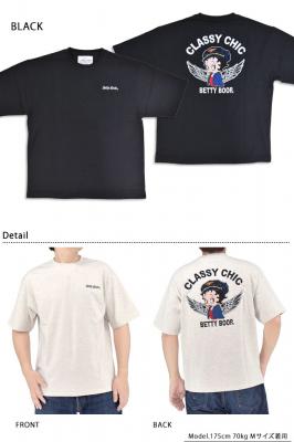 ウイングBETTY コットン天竺半袖Tシャツ◆サクラスタイルセレクション