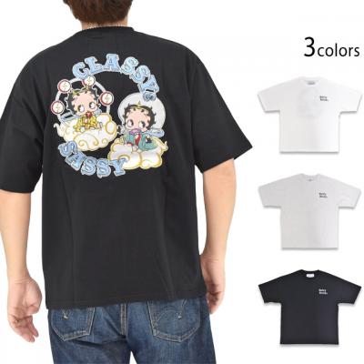 風神雷神BETTY コットン天竺半袖Tシャツ◆サクラスタイルセレクション