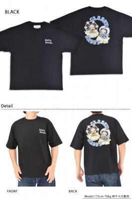 風神雷神BETTY コットン天竺半袖Tシャツ◆サクラスタイルセレクション