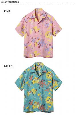 レーヨンアロハシャツ「TROPICAL FISH」◆SUN SURF