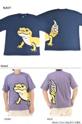 USA/Cレオパードゲッコー IMPACTゆったりTEE◆go slow caravan