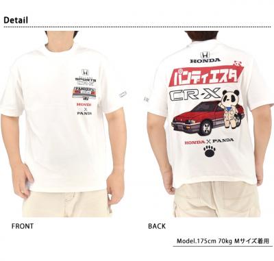 HONDA×PANDIESTA CR-Xメカニック半袖Tシャツ◆PANDIESTA JAPAN
