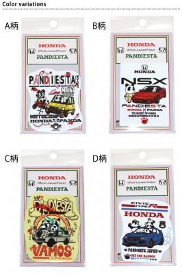 HONDA×PANDIESTA ダイカットビニールステッカーSET『四輪』◆PANDIESTA JAPAN