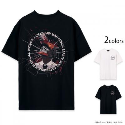 チェンソーマン チェンソーの悪魔柄刺繍天竺半袖Tシャツ◆サクラスタイルセレクション