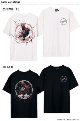 チェンソーマン チェンソーの悪魔柄刺繍天竺半袖Tシャツ◆サクラスタイルセレクション