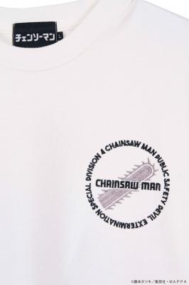 チェンソーマン チェンソーの悪魔柄刺繍天竺半袖Tシャツ◆サクラスタイルセレクション