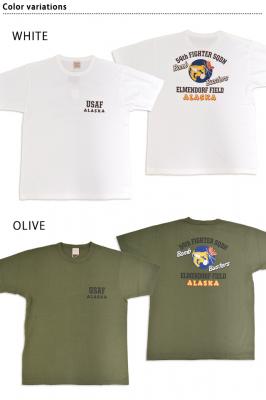 GOVERNMENT ISSUE 半袖Tシャツ「54th FIGHTER SQ.」◆BUZZ RICKSON'S