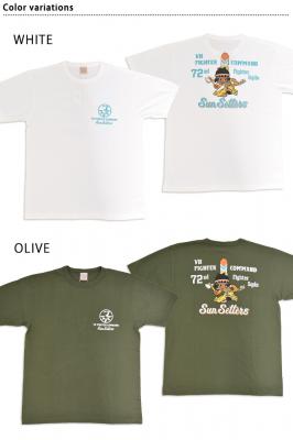 GOVERNMENT ISSUE 半袖Tシャツ「72nd FIGHTER SQ.」◆BUZZ RICKSON'S