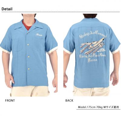 ボウリングシャツ「STRATEGIC AIR COMMAND」◆BUZZ RICKSON'S