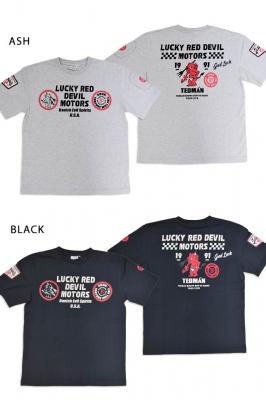 半袖Tシャツ「ラッキーレッドデビルモータース」◆TEDMAN/テッドマン