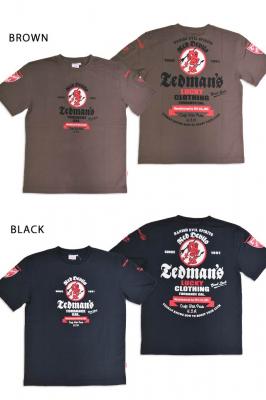 半袖Tシャツ「レトロラベル風」◆TEDMAN/テッドマン