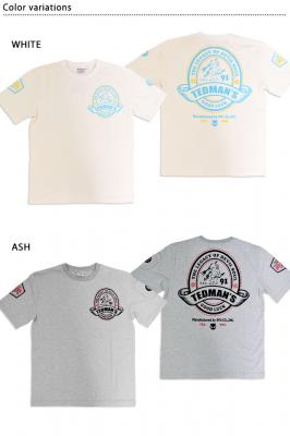 半袖Tシャツ「レトロラベル風デザイン」◆TEDMAN/テッドマン